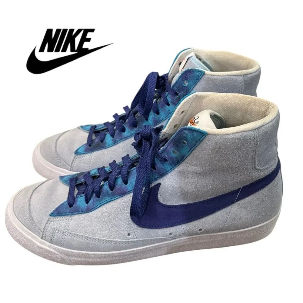 Nike Men's Custom Mid Blazer Blue  DA7564-991 Sneakers 10.5